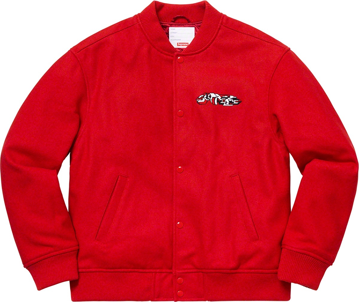 Delta Logo Varsity Jacket view 9